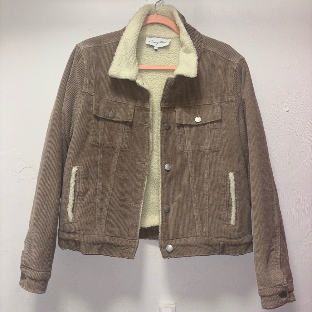 Brown corduroy jacket